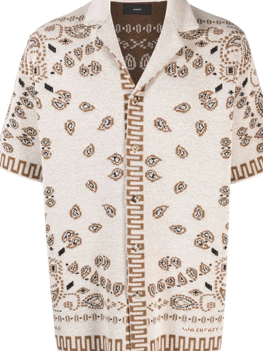 Cheap shirt cotton Alanui Bandana-jacquard Women 0810